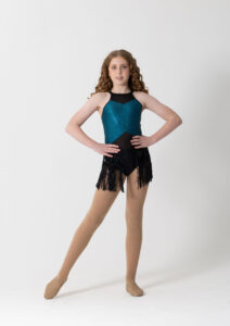 sabrina leotard jazz sequin skirt turquoise