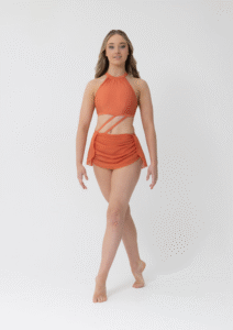 Sarah Lyrical Dress copper