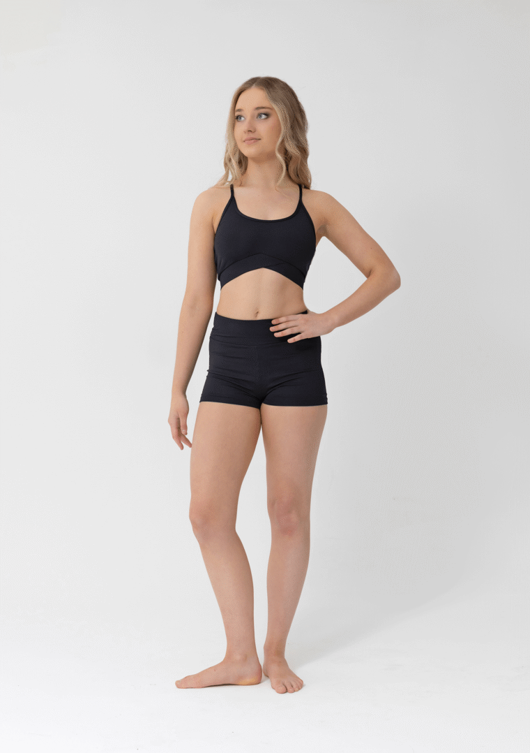 Rikki crop top black