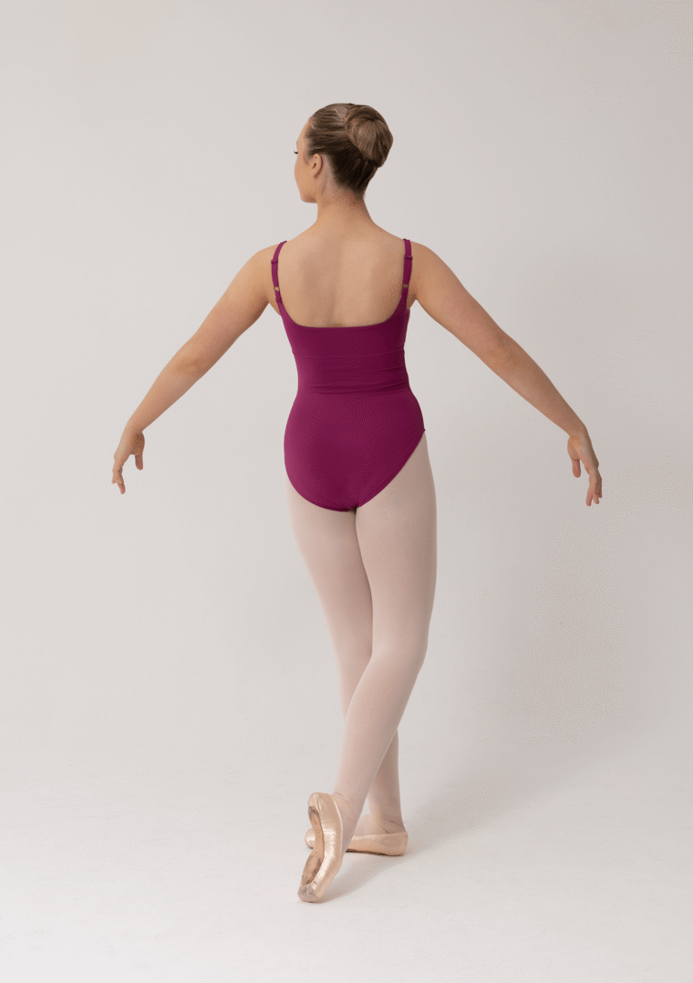 esther ballet leotard boysenberry