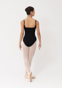 esther ballet leotard black