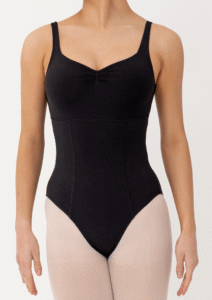 esther ballet leotard black