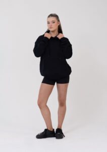 studio hoodie black