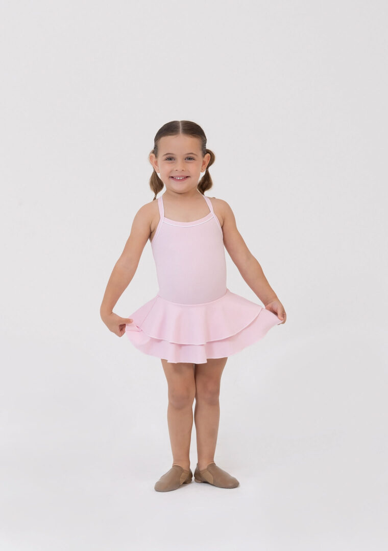 cindy dress ballet jazz child pale pink