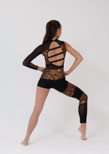 frankie unitard brass