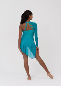 Gigi lyrical dress kingfisher blue