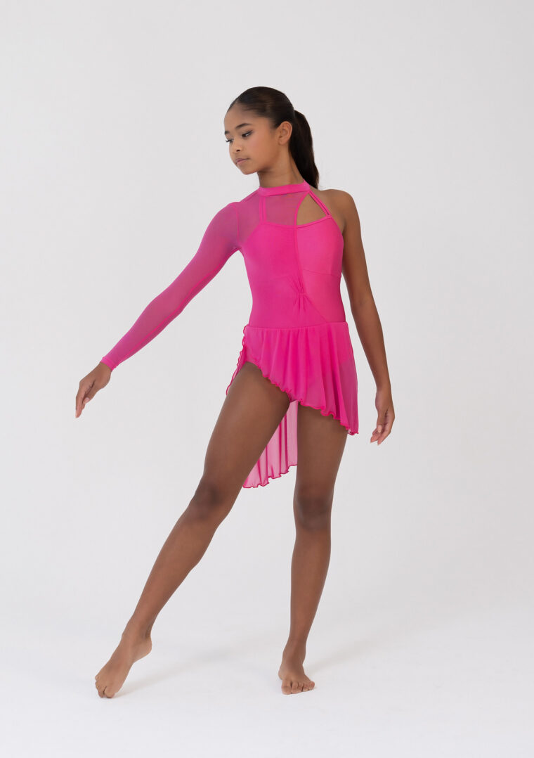 Gigi lyrical dress royal pink fuchsia