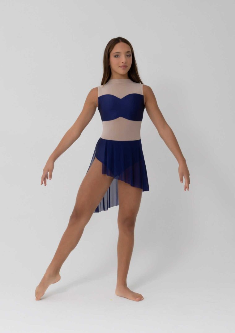 hailey lyrical dress navy