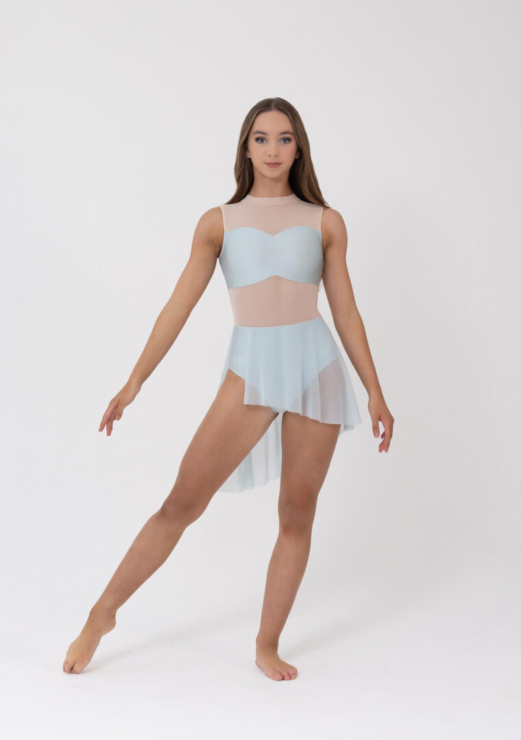 hailey lyrical dress pale blue