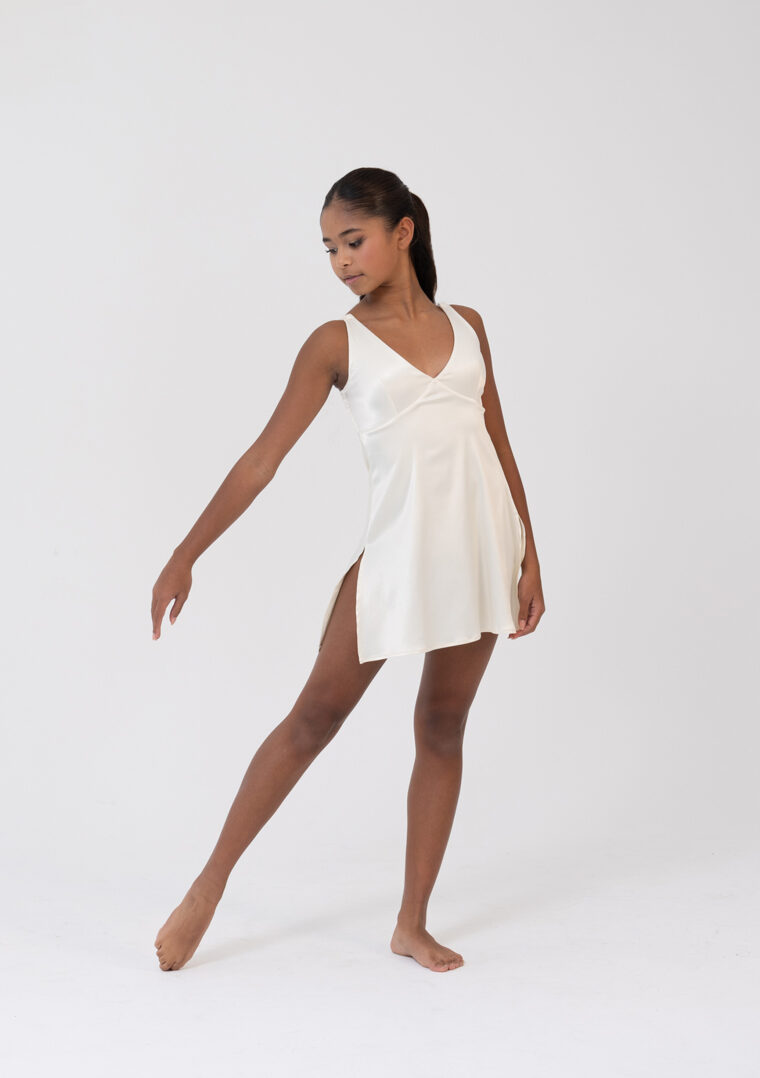 lucy slip dress cream