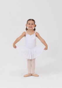 pixie ballet dress white