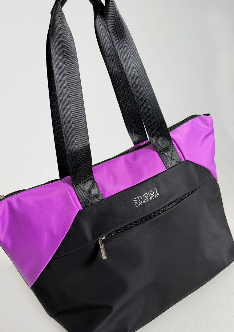 tilly tote dance bag purple