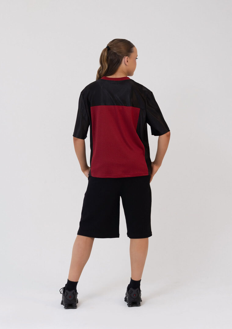 jordan team top burgundy black