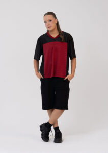 jordan team top burgundy black