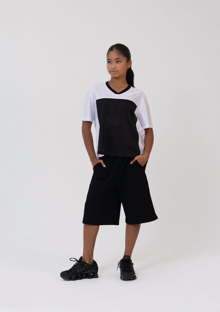 jordan team top white black