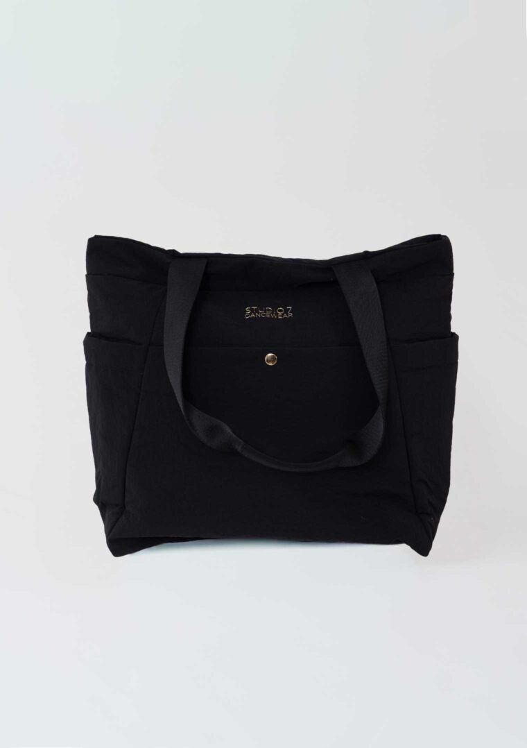 tori tote bag black
