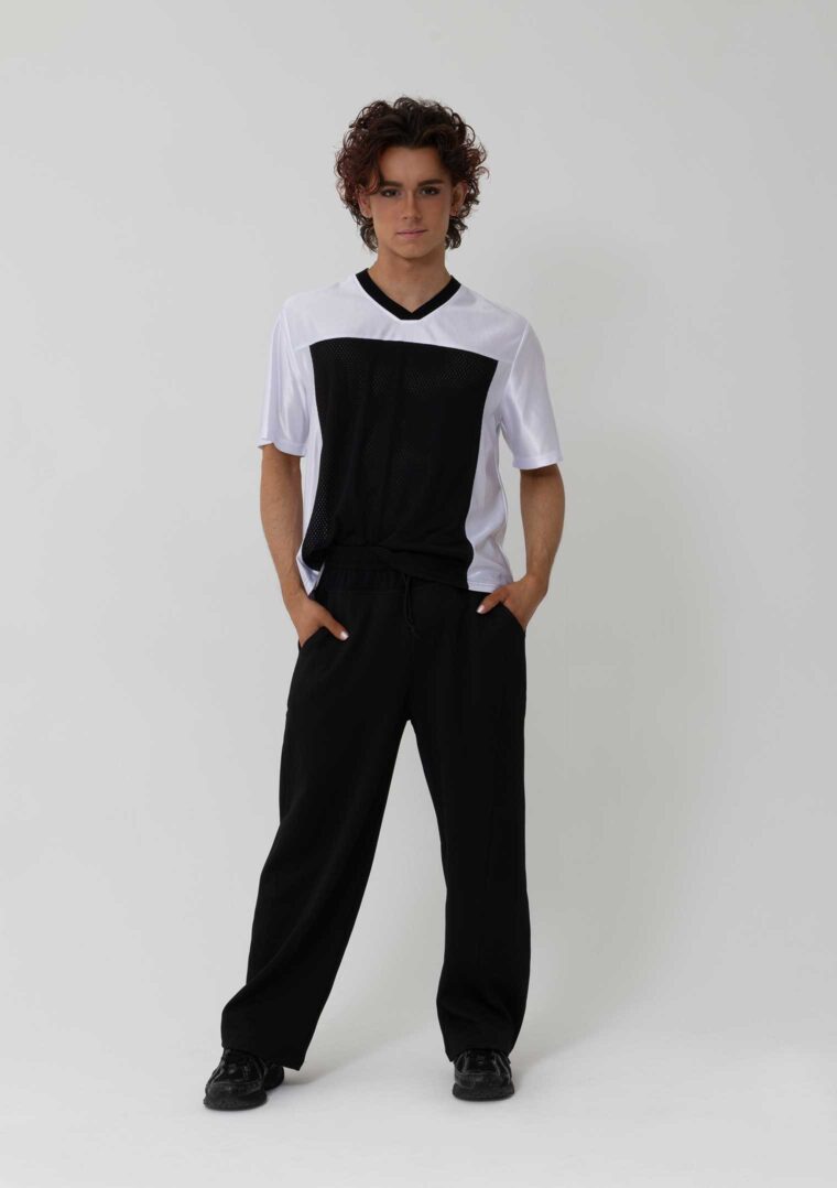 locky track pants black