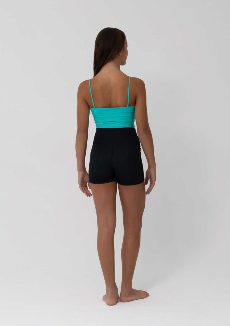 everly cropped singlet aquamarine