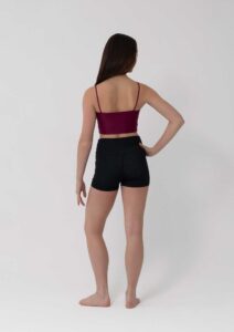 everly cropped singlet mahogany
