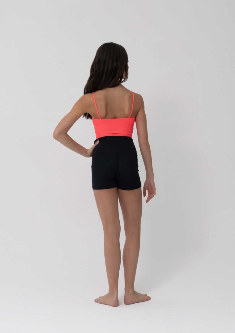 everly cropped singlet sunkissed coral