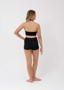 sierra crop top black