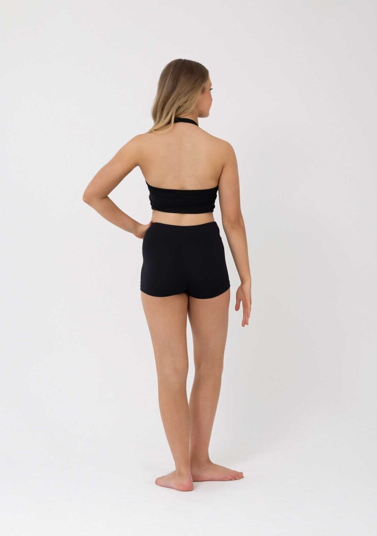 sierra crop top black