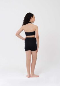 sierra crop top black