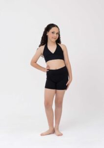 sierra crop top black