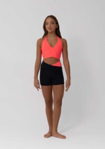 sierra crop top sunkissed coral