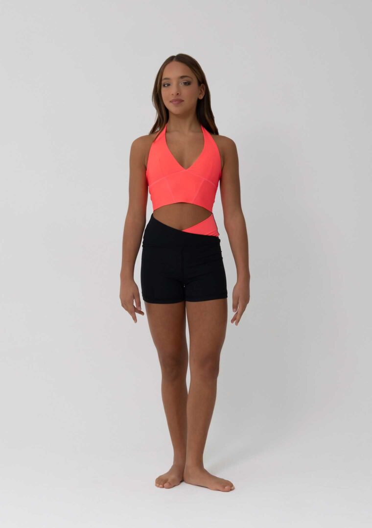 sierra crop top sunkissed coral