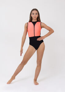 Vera Leotard coral peach jazz