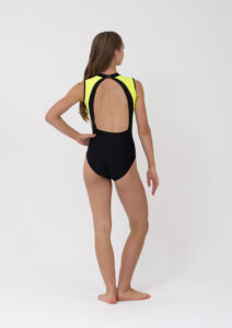 Vera Leotard neon yellow jazz